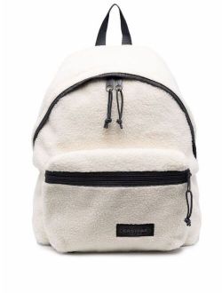 padded shearling backpack