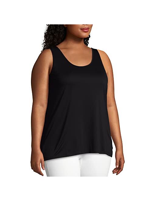 JUST MY SIZE Women's Plus Size Cooldri Performance Scoopneck Tank Top