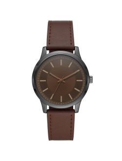 Men's Amber Crystal Strap Watch - Goodfellow & Co™ Brown