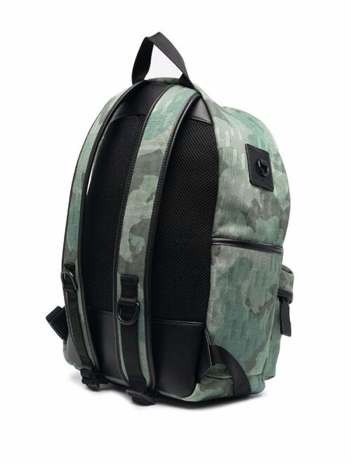 Karl Lagerfeld Otto camouflage-print logo backpack