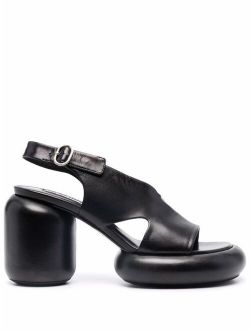 Jil Sander chunky-heel leather sandals