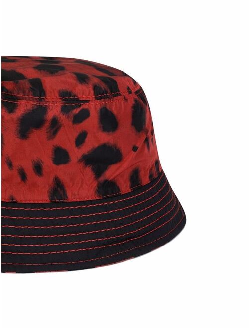 Dolce & Gabbana Kids leopard-print bucket hat