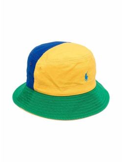 Ralph Lauren Kids colour-block bucket hat