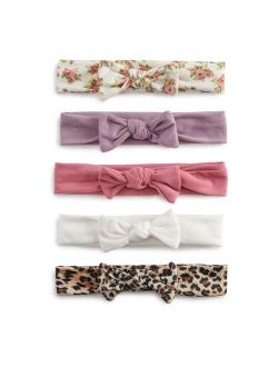 Girls Capelli 5-Pack Infant Bow Headwraps