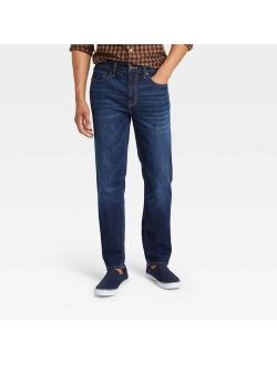 Men's Slim Straight Jeans - Goodfellow & Co™ Dark Denim Wash