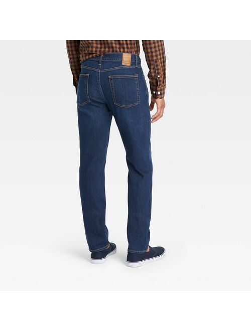 Men's Slim Straight Jeans - Goodfellow & Co™ Dark Denim Wash