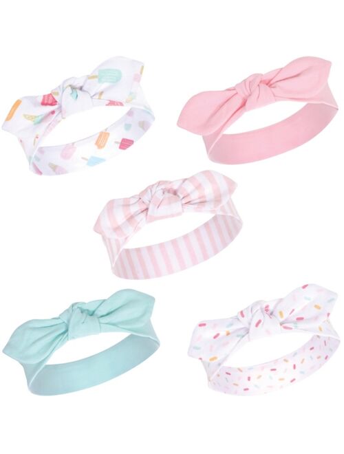 Hudson Baby Headbands, 5-Pack, One Size