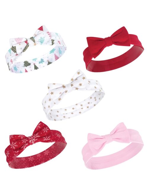 Hudson Baby Headbands, 5-Pack, One Size