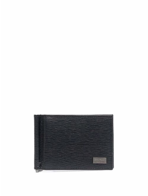 Salvatore Ferragamo logo plaque billfold wallet
