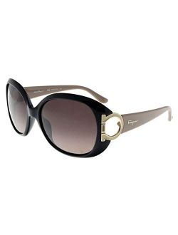 Salvatore Ferragamo Sunglasses SF668S 001 Black 57 17 125