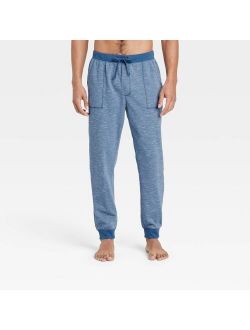 Men's Friendship Doubleknit Jogger Pajama Pants - Goodfellow & Co™ Blue