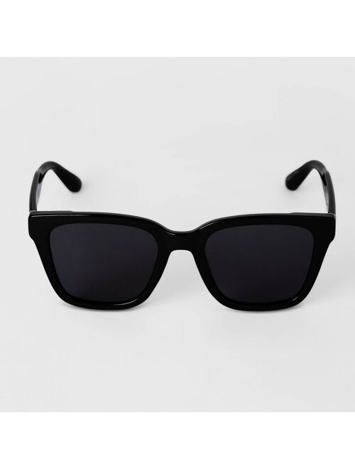 Men's Square Sunglasses - Goodfellow & Co™ Black
