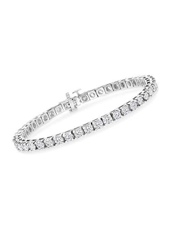 10.00 ct. t.w. Diamond Tennis Bracelet in 14kt White Gold