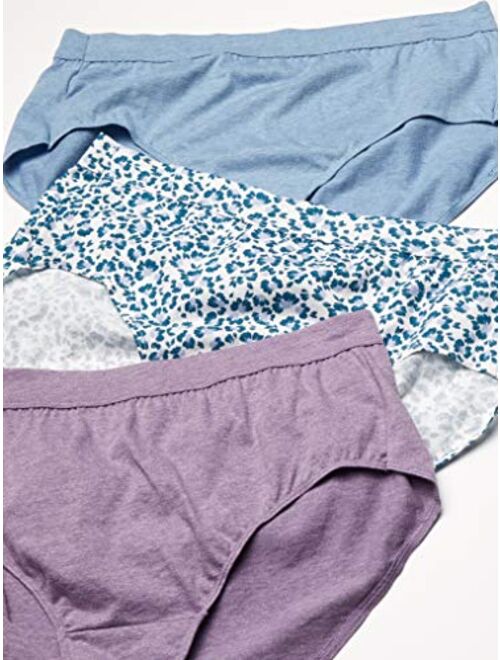 JUST MY SIZE Women's Plus Size Cool Comfort Ultra Soft Brief 6-Pack