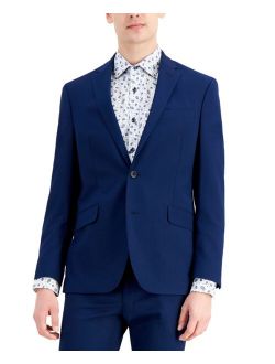 Men's Techni-Cole Blue Suit Separate Slim-Fit Suit Jacket