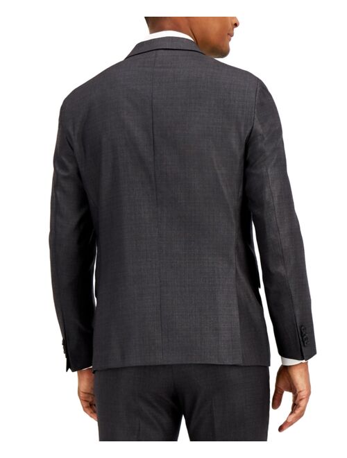 Kenneth Cole Reaction Men's Techni-Cole Gunmetal Suit Separate Slim-Fit Jacket