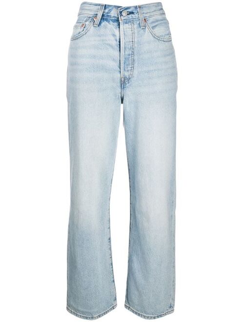 Levi's Ribcage high-rise straight jeans
