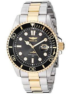 Men's 30023 Pro Diver Quartz Watch with Stainless Steel Strap, Two-Tone, 22