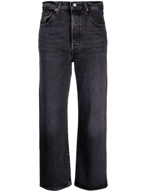 Levi's Ribcage high-rise straight jeans