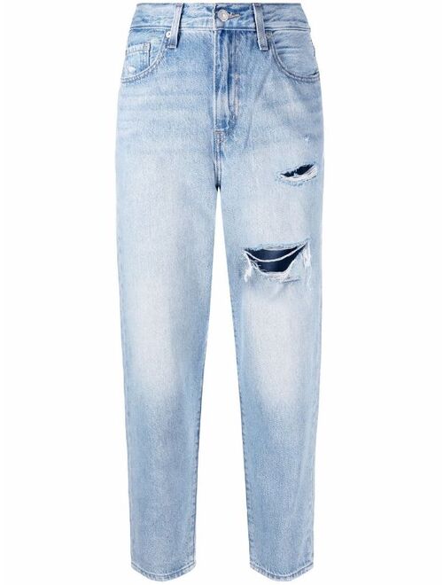 Levi's rip-detail tapered jeans