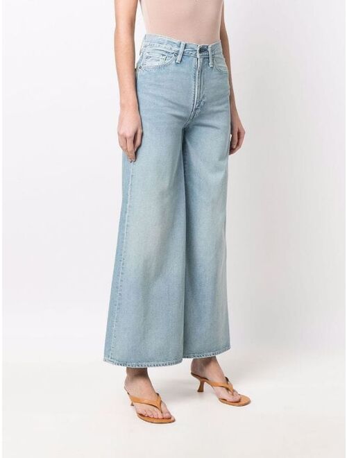 Levi's high-waisted full flare jeans