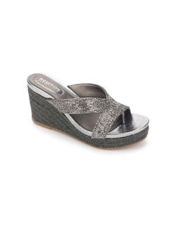 Women's Card Glam 2 Wedge Sandals