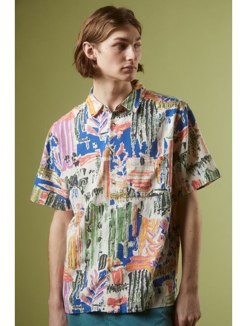 Urban Outfitters UO Painted Linen Shirt