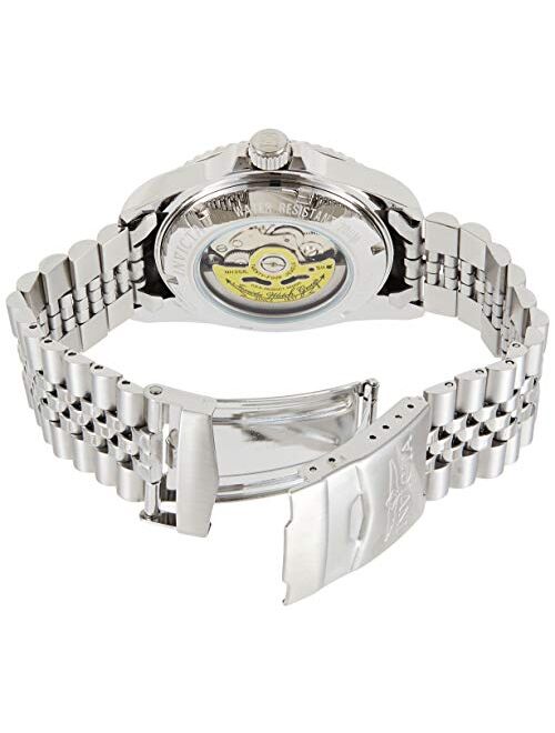 Invicta Men's Pro Diver Automatic Watch with Stainless Steel Band (Model: Silver)