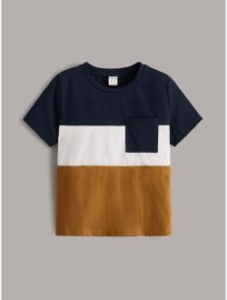 Toddler Boys Patch Pocket Tee