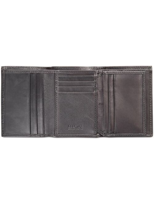 Kenneth Cole Reaction Men's Nappa Leather Extra-Capacity Tri-Fold Wallet
