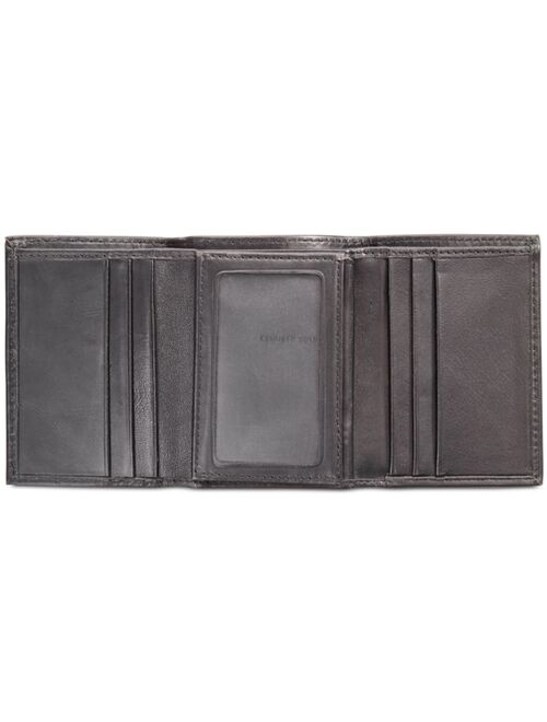 Kenneth Cole Reaction Men's Nappa Leather Extra-Capacity Tri-Fold Wallet