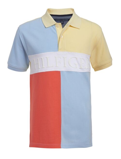 Tommy Hilfiger Little Boys Quad Colorblock Polo Shirt