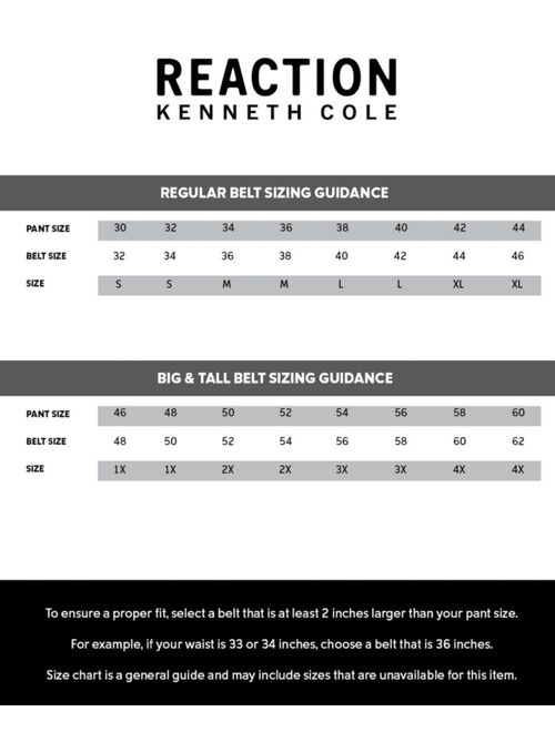 Kenneth Cole Reaction Men's Plaque Dress Belt