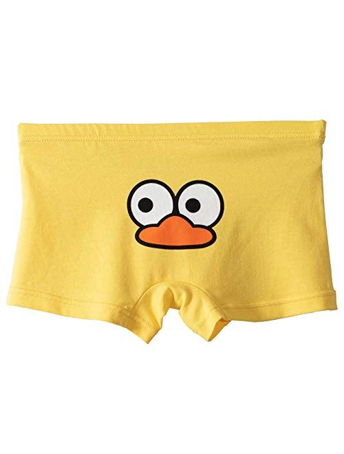 Core Pretty Boys Underwear Kids Cotton Boxer Briefs Animalface Training Boy Shorts for Toddler Size 3-12 Years (Pack of 5)