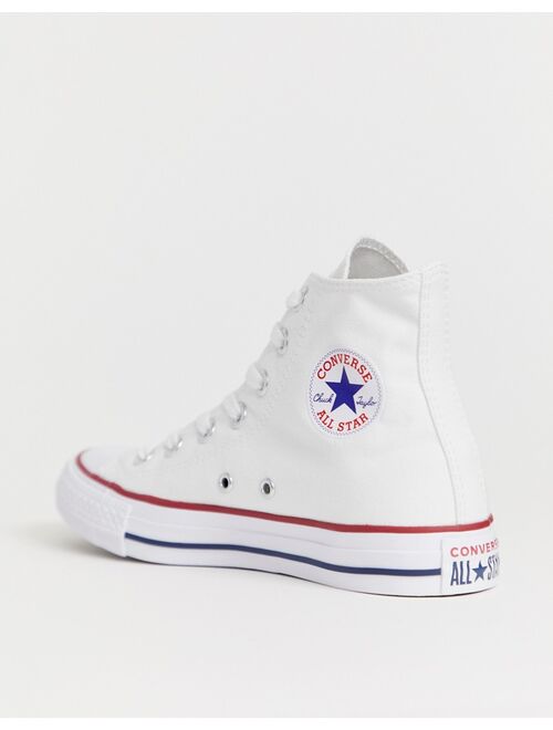 Converse Chuck Taylor All Star Hi canvas sneakers in white