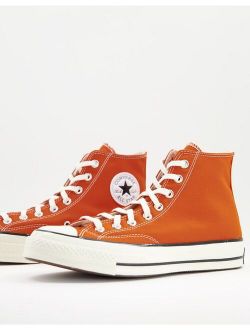Chuck 70 Hi canvas sneakers in fire pit