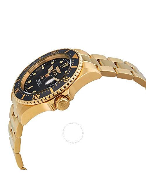 Invicta Men's 25717 Pro Diver Quartz Watch with Stainless Steel Strap, Gold, 22