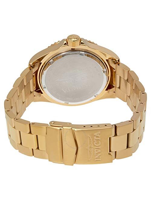 Invicta Men's 25717 Pro Diver Quartz Watch with Stainless Steel Strap, Gold, 22