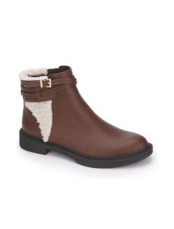 Women's Wind Lug Buckle Cozy Booties