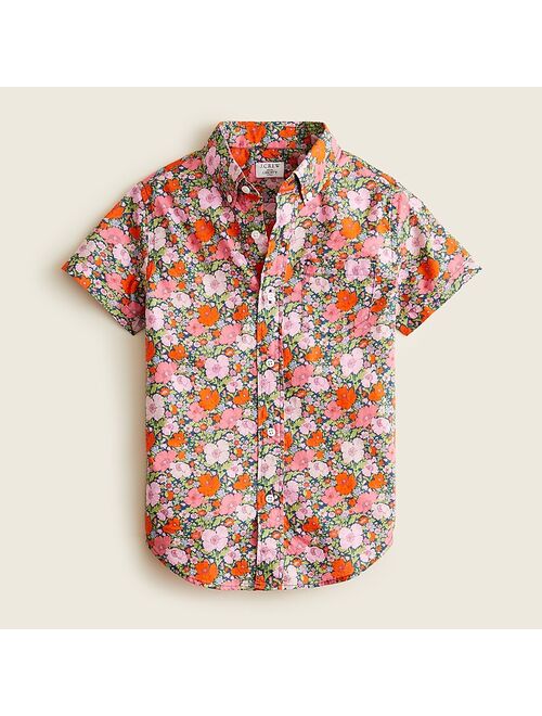J.Crew Boys' short-sleeve button-up shirt in Liberty® print