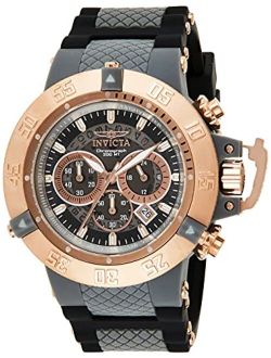 Men's 0932 Subaqua Noma III Quartz Watch with Silicone Strap, Gray, 29