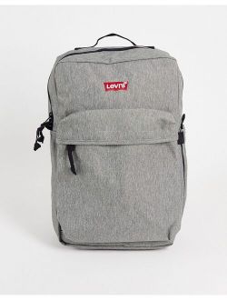 backpack with batwing logo in gray