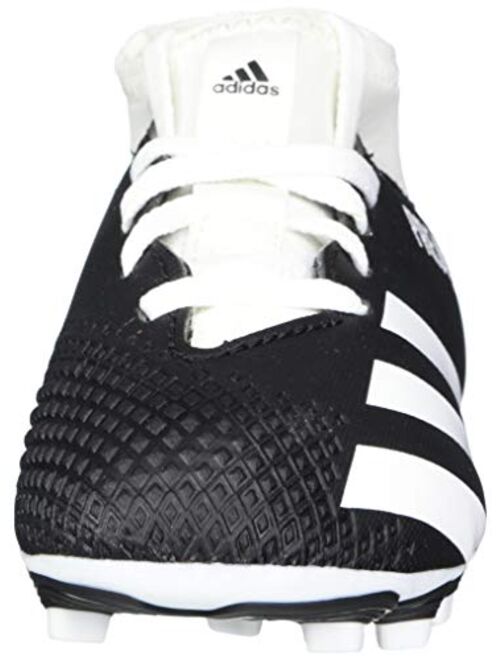 adidas Unisex-Child Firm Ground Predator 20.4 S Soccer Shoe FG Black