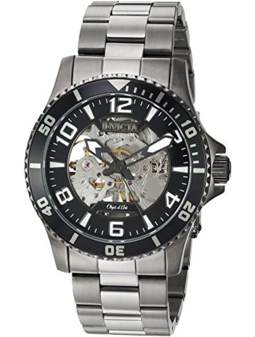 Invicta Men's Objet D Art Automatic-self-Wind 42mm Watch with Stainless-Steel Strap, 22 (Model: 22606, 22605, 22604, 22603)