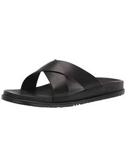 Men's Wainscott Leather Slip-On Slide Sandal