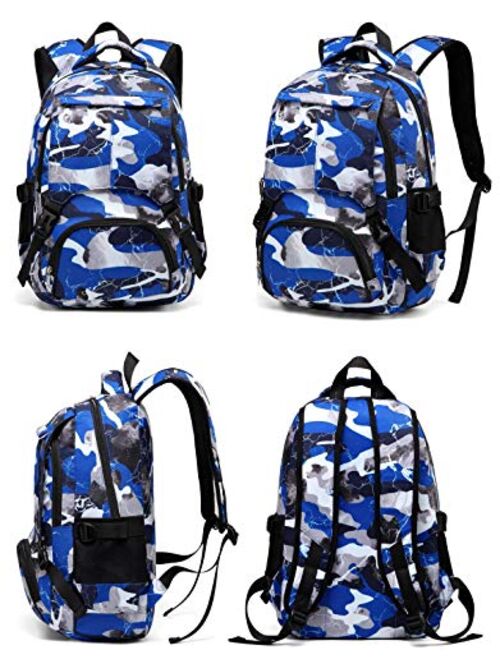 BLUEFAIRY Kids Backpacks for Boys Girls Elementary Middle High School Bags Bookbag