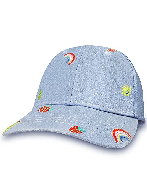 Gifts Treat Girls Baseball Cap Kids Cotton Hat Trucker Sun Hat Adjustable Toddler Baseball Hat Beach Hat for Toddler Girls 1-8 Years
