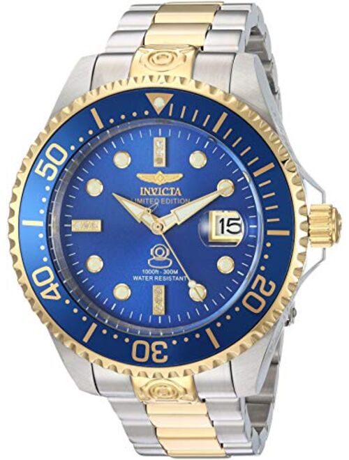 Invicta Men's 20144 Pro Diver Automatic-self-Wind Diving Watch with Two-Tone-Stainless-Steel Strap, 22