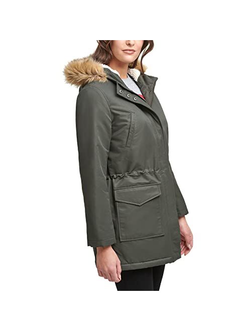 Levi's Women's Sherpa Lined Mid-Length Performance Parka Jacket (Standard and Plus)