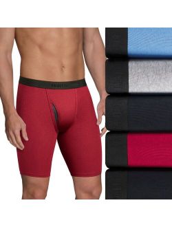 Signature 5-pack Cool Zone Fly Long-Leg Boxer Briefs